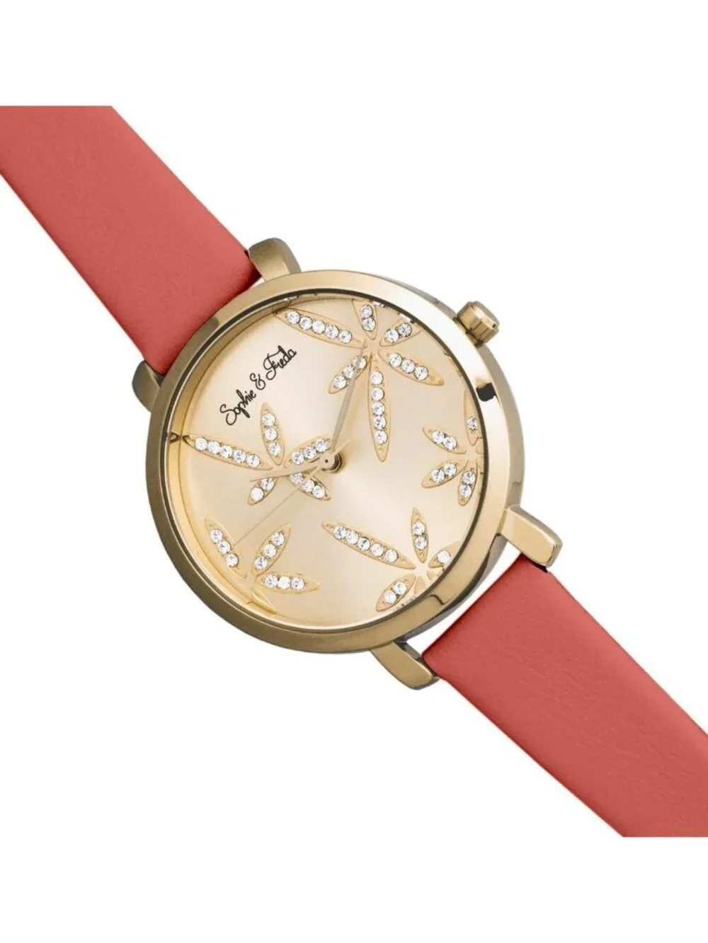 NWT Sophie And Freda Key West Gold Dial Ladies Watch